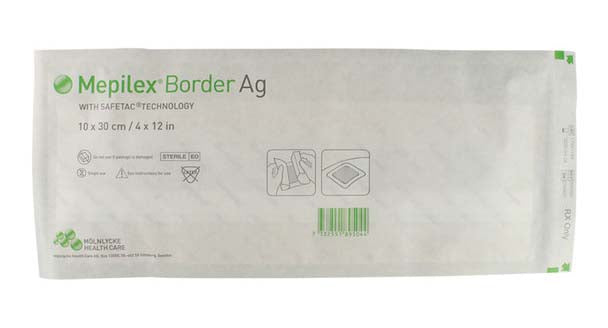 Mepilex Ag Bordered Antimicrobial Foam Dressing