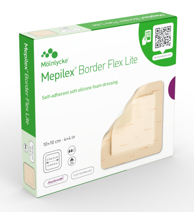 Mepilex Flex Lite Bordered Foam Dressing