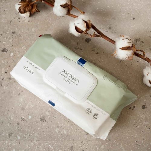 Abena Wet Wipes 20x27cm - 80 Pack