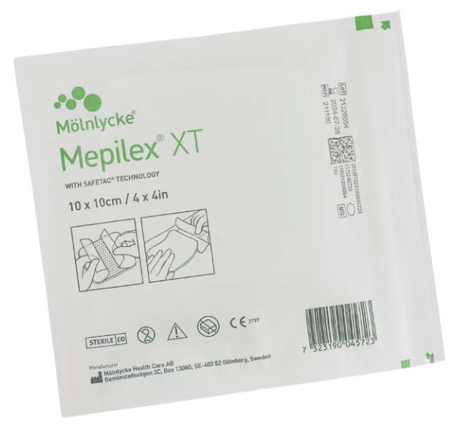 Mepilex XT Non-Bordered Foam Dressing