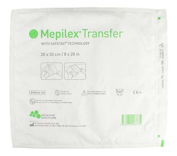 Mepilex Transfer Wound Contact Layer Foam Dressing