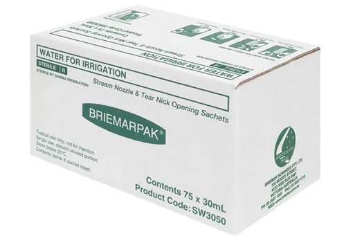 Briemar Sterile Water for Irrigation Sachet - 30ml