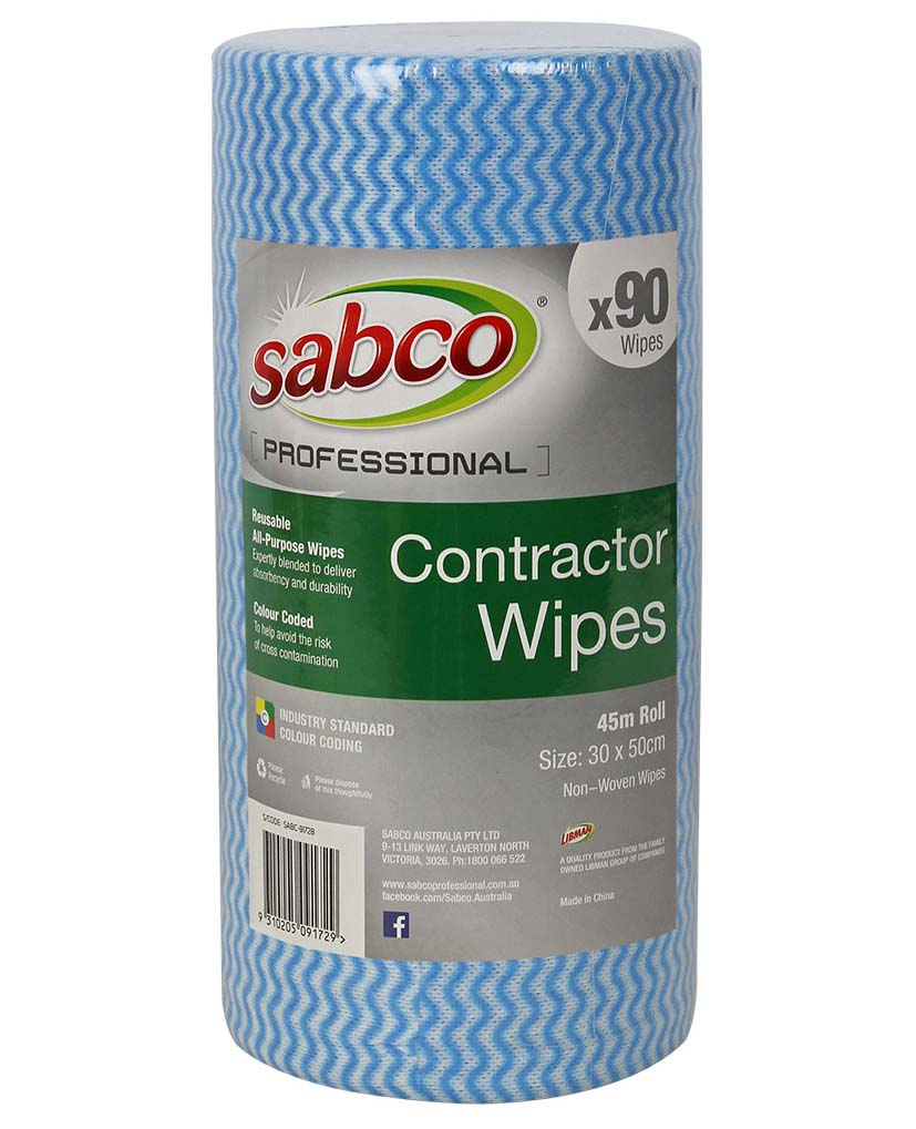 Sabco Contractor Commercial Wipes HACCP 90 sheets