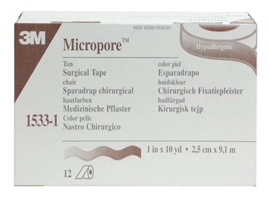 Micropore Surgical Tape - Skin Tone