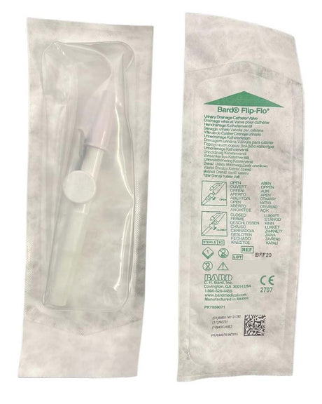 Bard Foley Catheter Flip Flo 180° Valve - Lever Tap