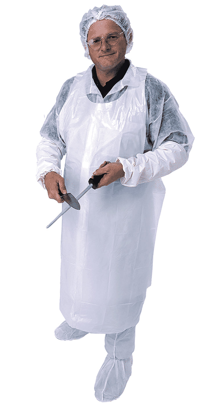 Proval PE Disposable Apron (White)