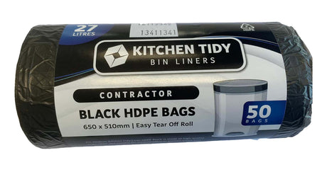 Contractor Garbage Bags Bin Liners (Black)