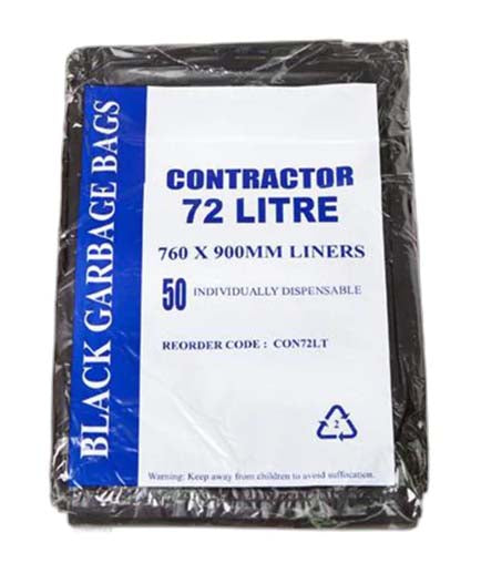 Contractor Garbage Bags Bin Liners (Black)