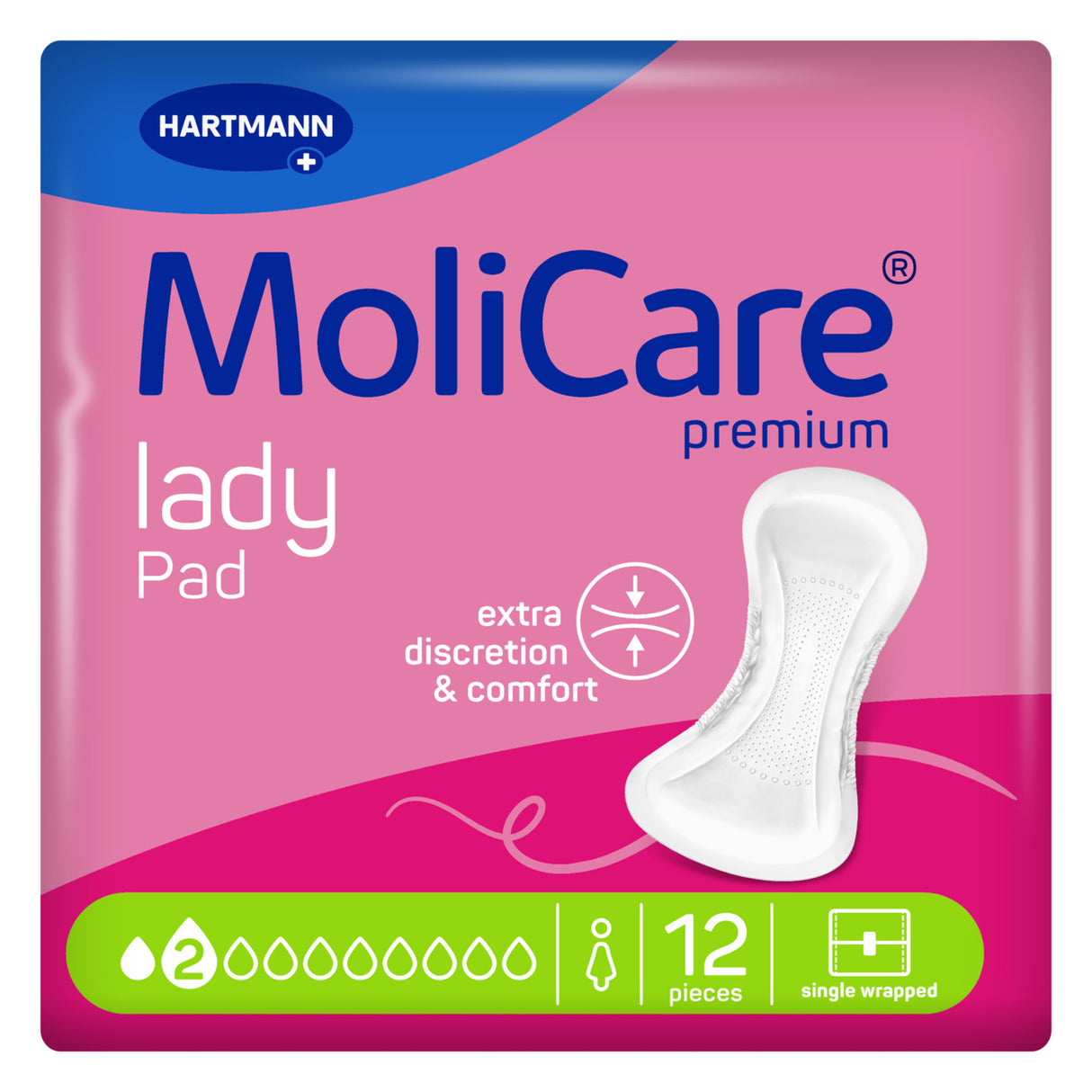 MoliCare Premium Lady Pad - 2 Drops - 12 Pack
