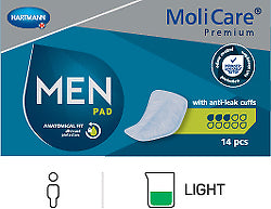 MoliCare Premium Men Pad - 3 Drops - 14 Pack