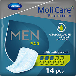 MoliCare Premium Men Pad - 3 Drops - 14 Pack