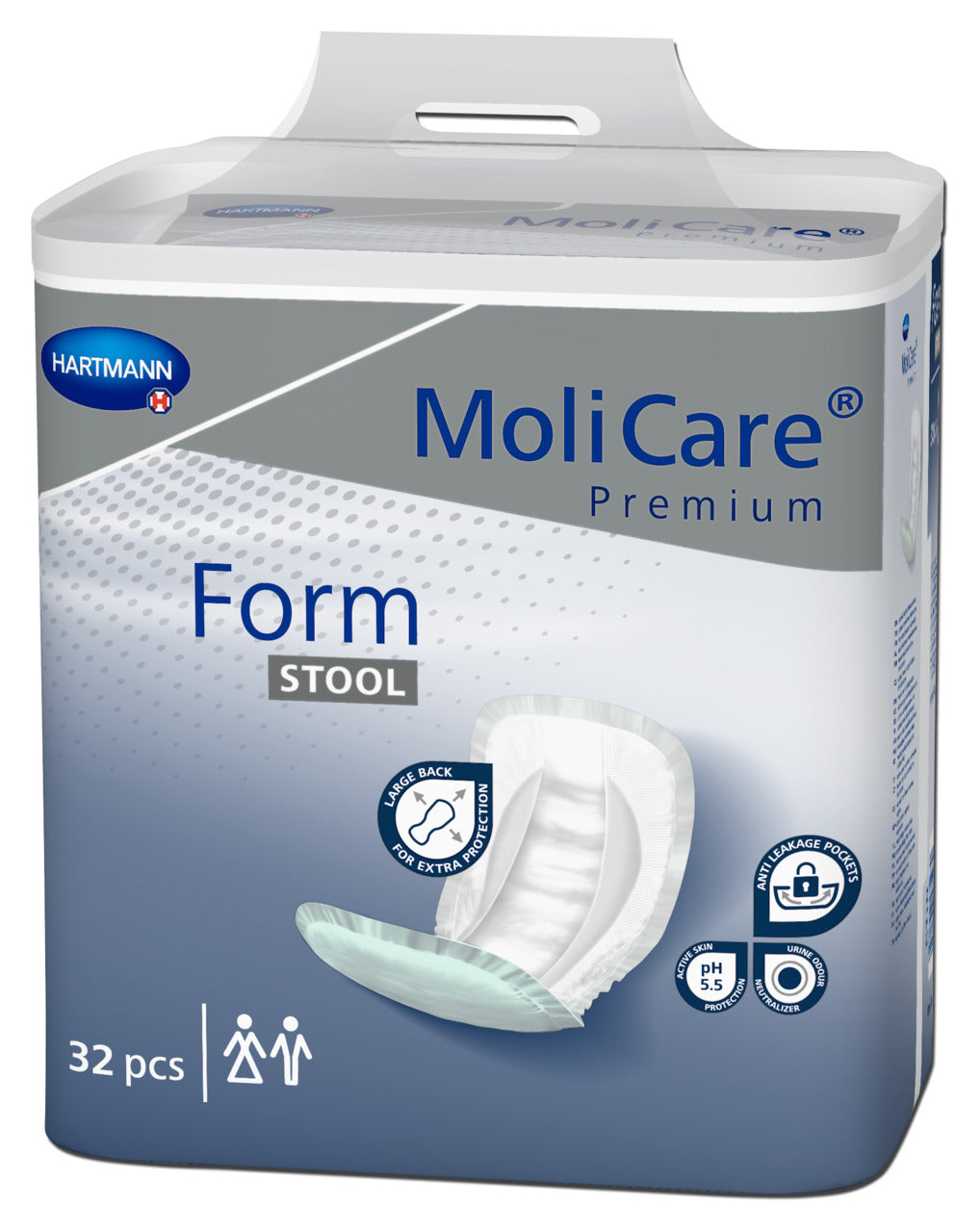 MoliCare Premium Unisex Form - STOOL - 32 Pack