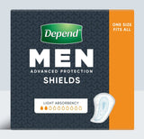 Depend Shields for Men - One Size - 14 Pack