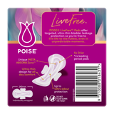 Poise LIVEFREE Regular Pads with Wings - 14 Pack