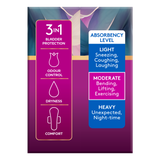 Poise LIVEFREE Regular Pads with Wings - 14 Pack