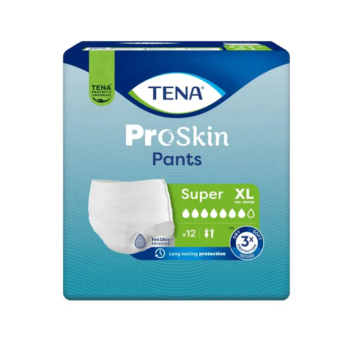 TENA ProSkin Pants Super (Unisex) 12 Pack