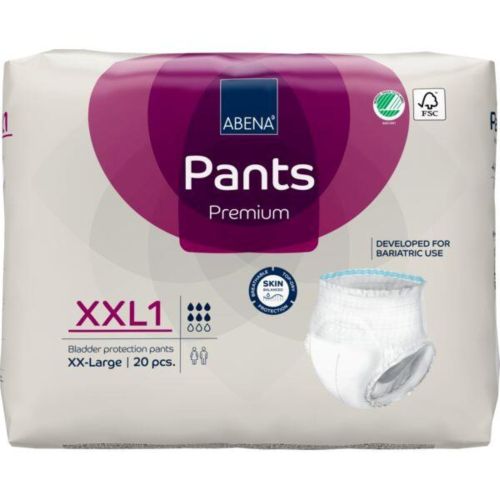 Abena Premium Bariatric Pants (Unisex) - Purple 6 Drops - 2XL - 20 Pack