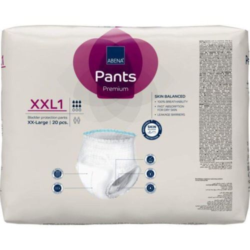 Abena Premium Bariatric Pants (Unisex) - Purple 6 Drops - 2XL - 20 Pack