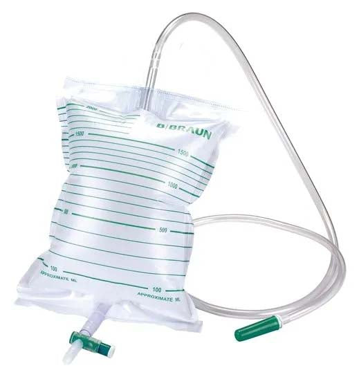 Urimed Drainage Bag 2000ml (Non-Sterile) 120cm Tube - T-Tap