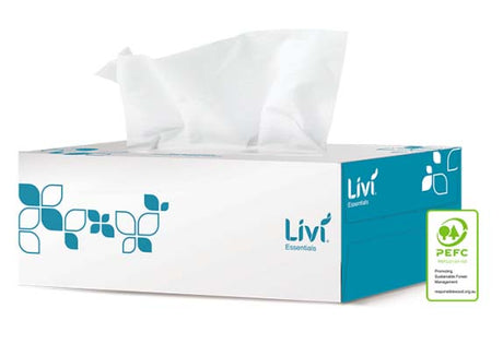 Livi Essential Hypoallergenic Facial Tissue 2ply - 200 sheet