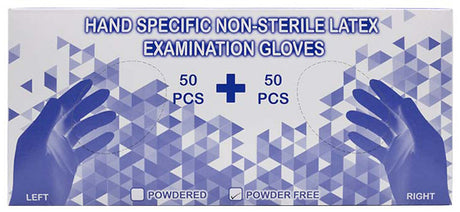 Care Glove Latex Hand Specific