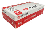 Lifecom Vinyl Examination Gloves (Clear)