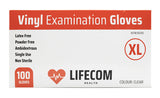 Lifecom Vinyl Examination Gloves (Clear)