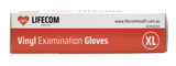 Lifecom Vinyl Examination Gloves (Clear)