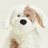 Warmies Cream Sitting Puppy Fully Heatable Soft Toy
