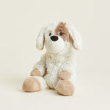 Warmies Cream Sitting Puppy Fully Heatable Soft Toy