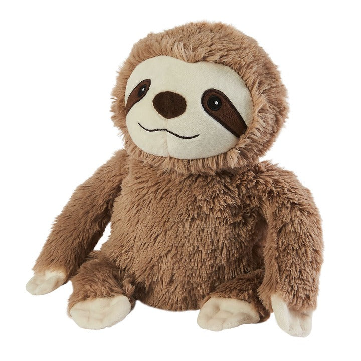 Warmies Brown Sloth Fully Heatable Soft Toy