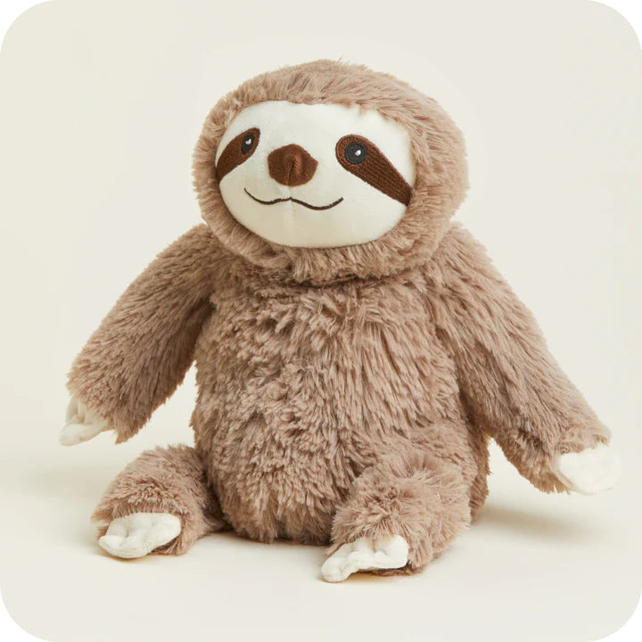 Warmies Brown Sloth Fully Heatable Soft Toy