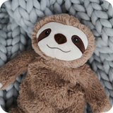 Warmies Brown Sloth Fully Heatable Soft Toy