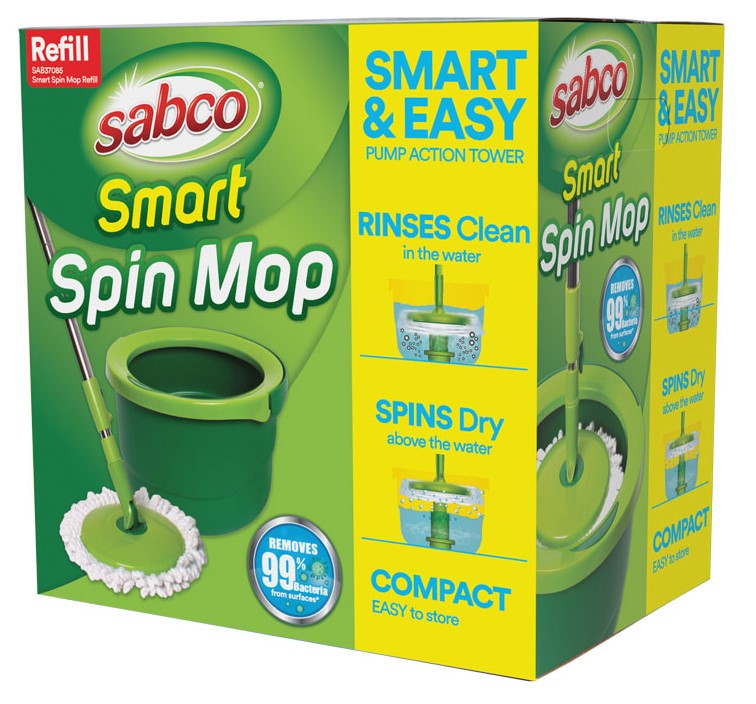 Sabco Smart Spin Mop & Bucket Set