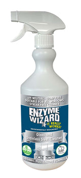 Enzyme Wizard Organic Glass & Stainless Steel Cleaner
