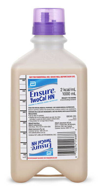 Ensure TwoCal HN (Vanilla) 1000mL - Ready to Hang