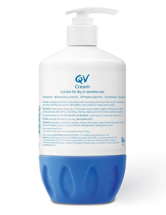 QV Cream - 500g Pump Bottle