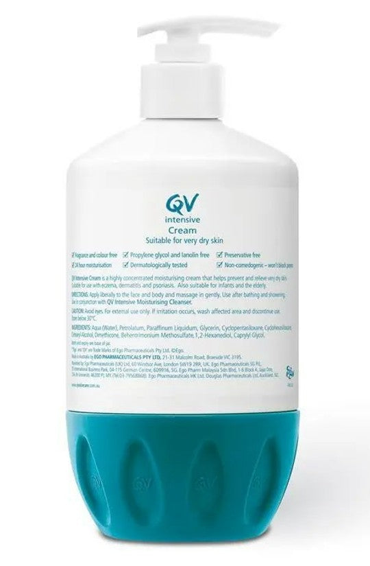 QV Intensive Cream - 500g Pump Bottle