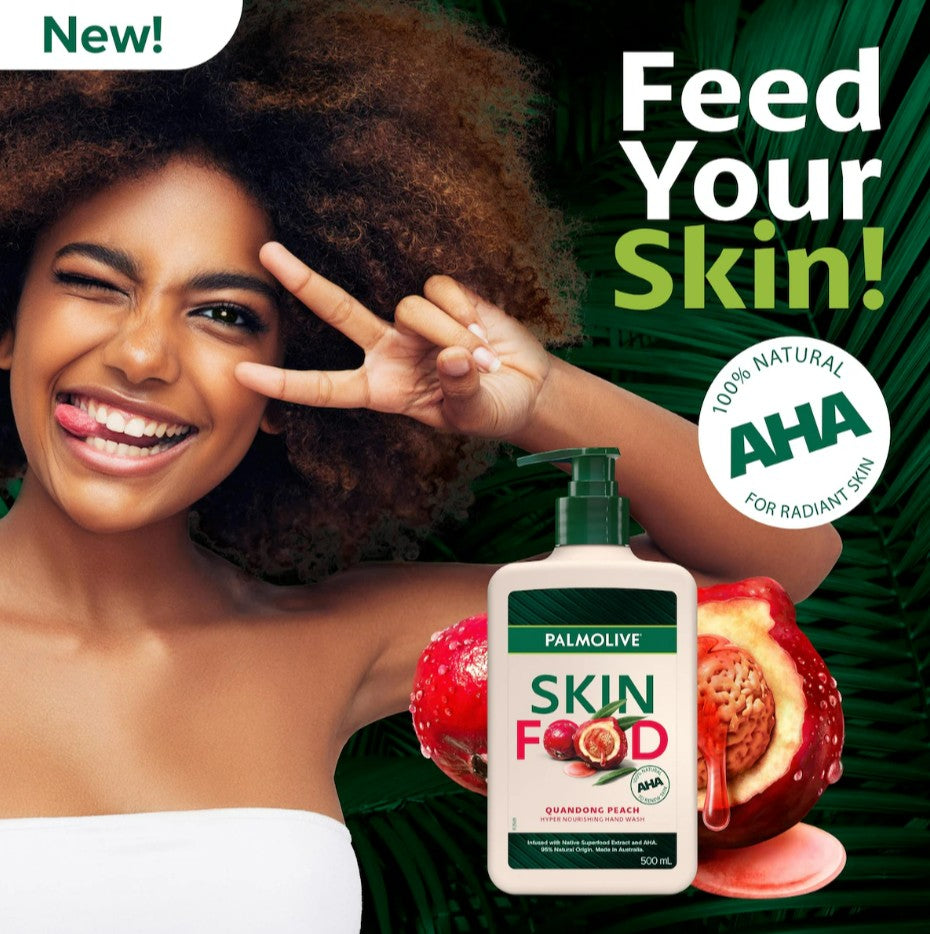 Palmolive Skin Food Hand Wash Quandong Peach - 500ml