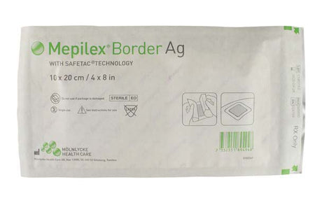 Mepilex Ag Bordered Antimicrobial Foam Dressing
