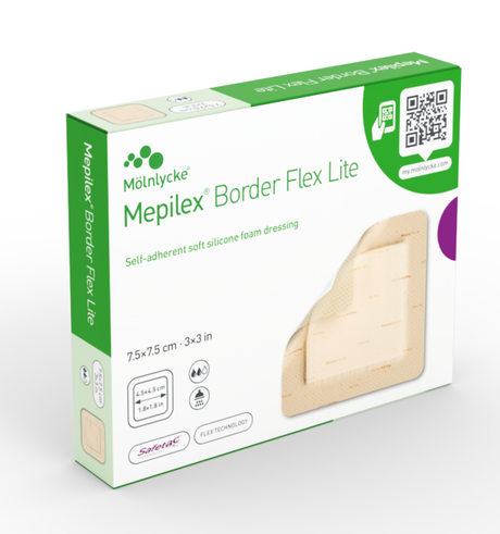 Mepilex Flex Lite Bordered Foam Dressing