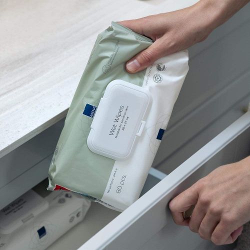 Abena Wet Wipes 20x27cm - 80 Pack
