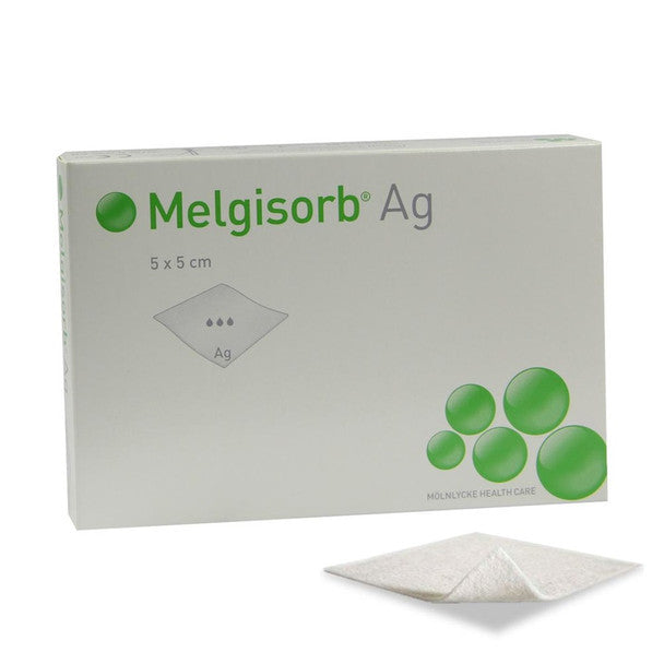 Melgisorb Ag Antimicrobial Alginate Dressing – Mable Direct