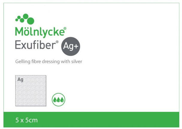 Exufiber Ag+ Antimicrobial Fibre Dressing