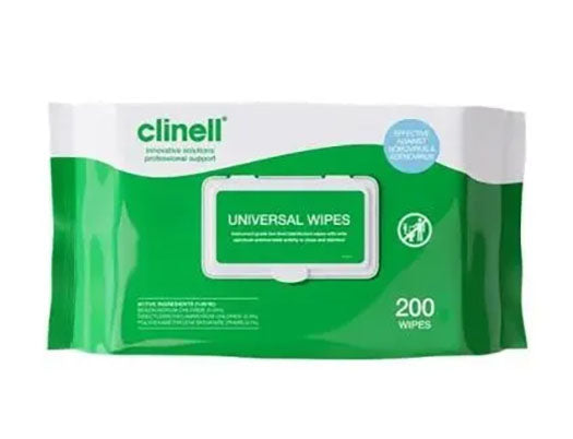 Clinell Universal Wipes - 200 Pack
