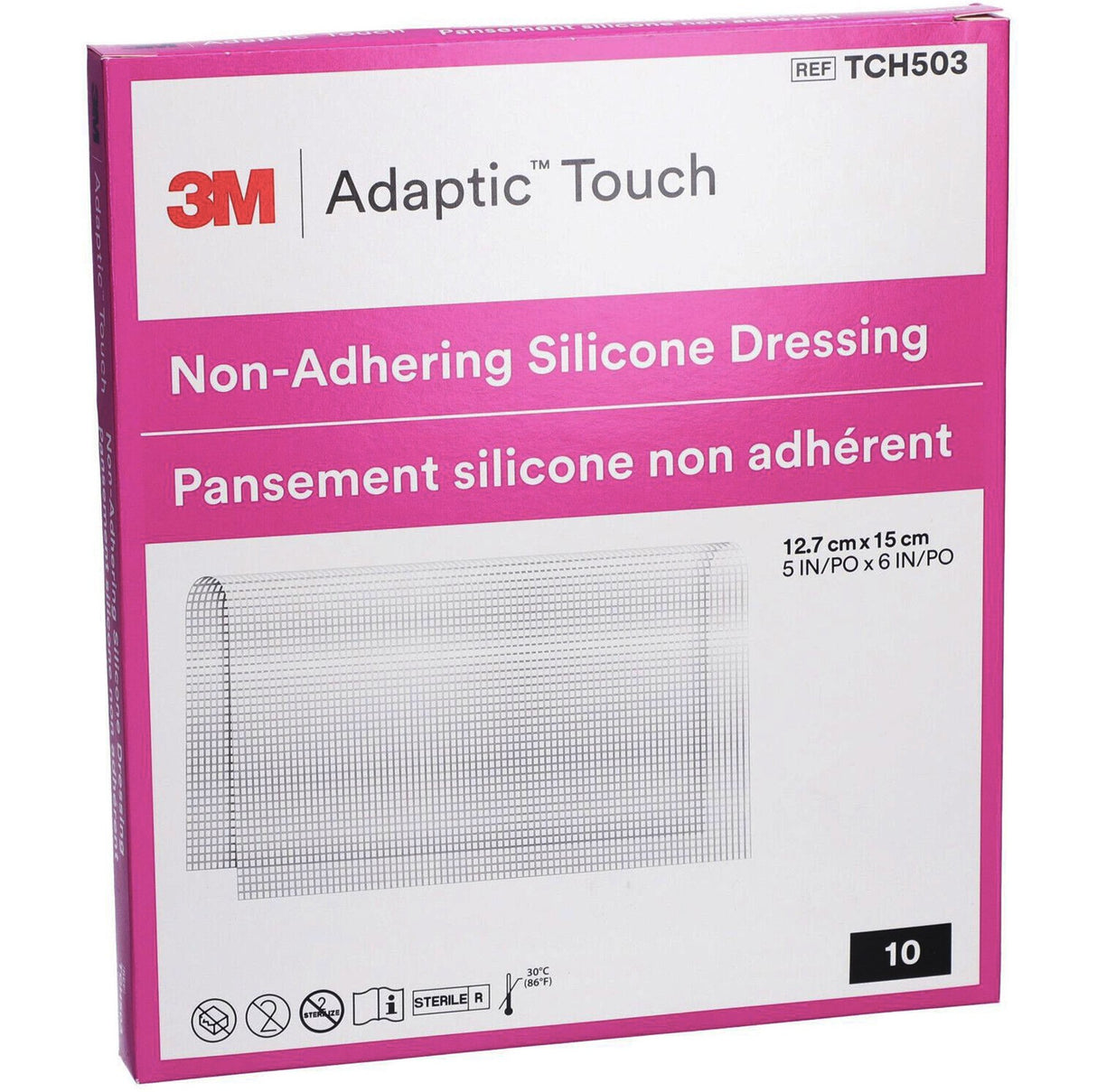 Adaptic Touch Non-Adhering Silicone Dressing