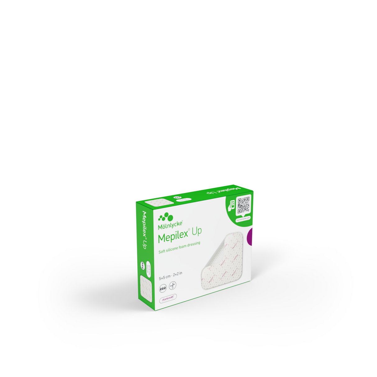 Mepilex Up Non-Bordered Foam Dressing