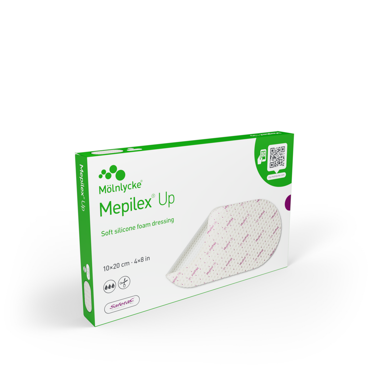 Mepilex Up Non-Bordered Foam Dressing