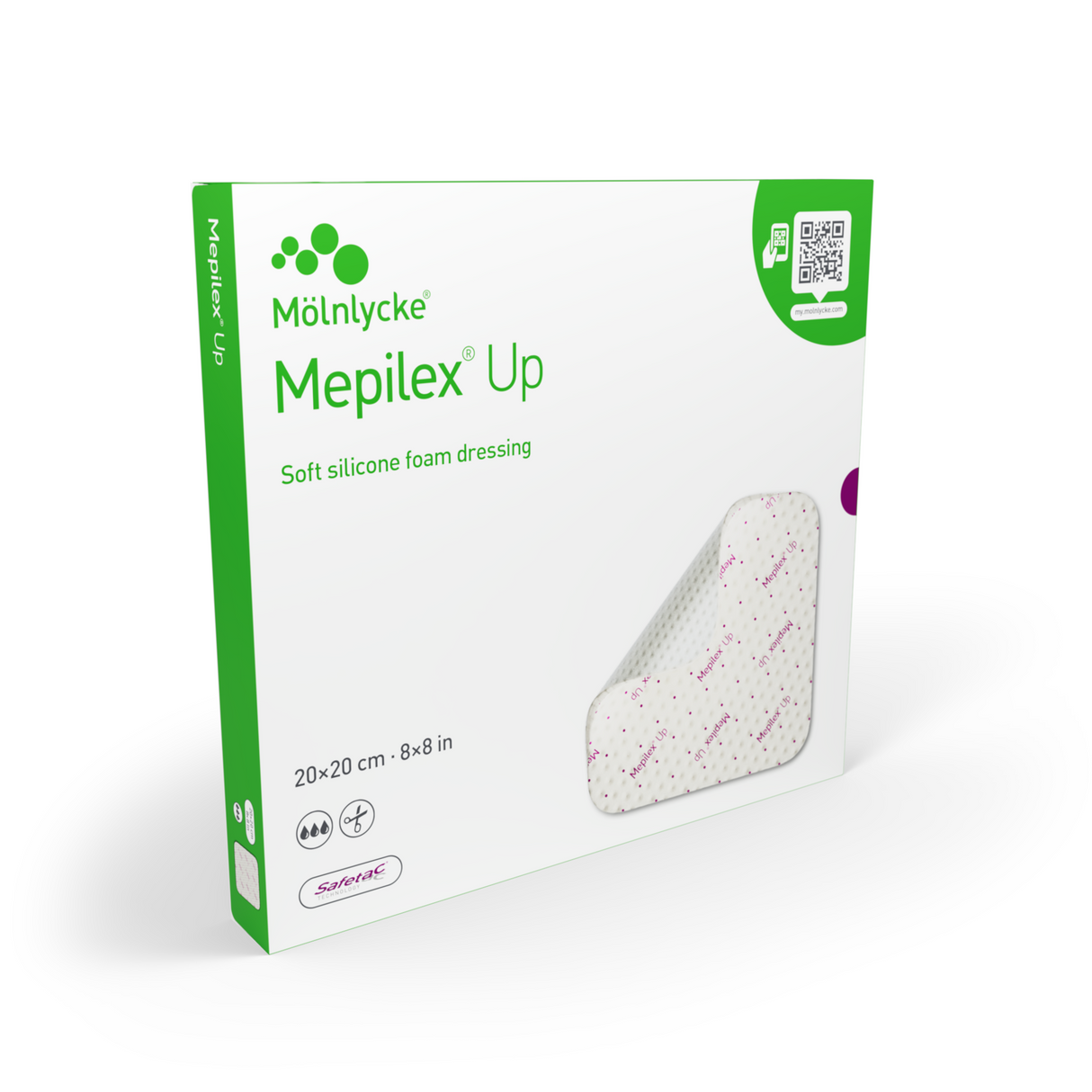 Mepilex Up Non-Bordered Foam Dressing