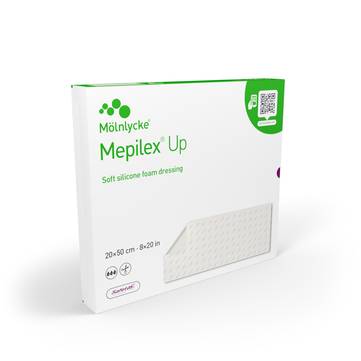 Mepilex Up Non-Bordered Foam Dressing